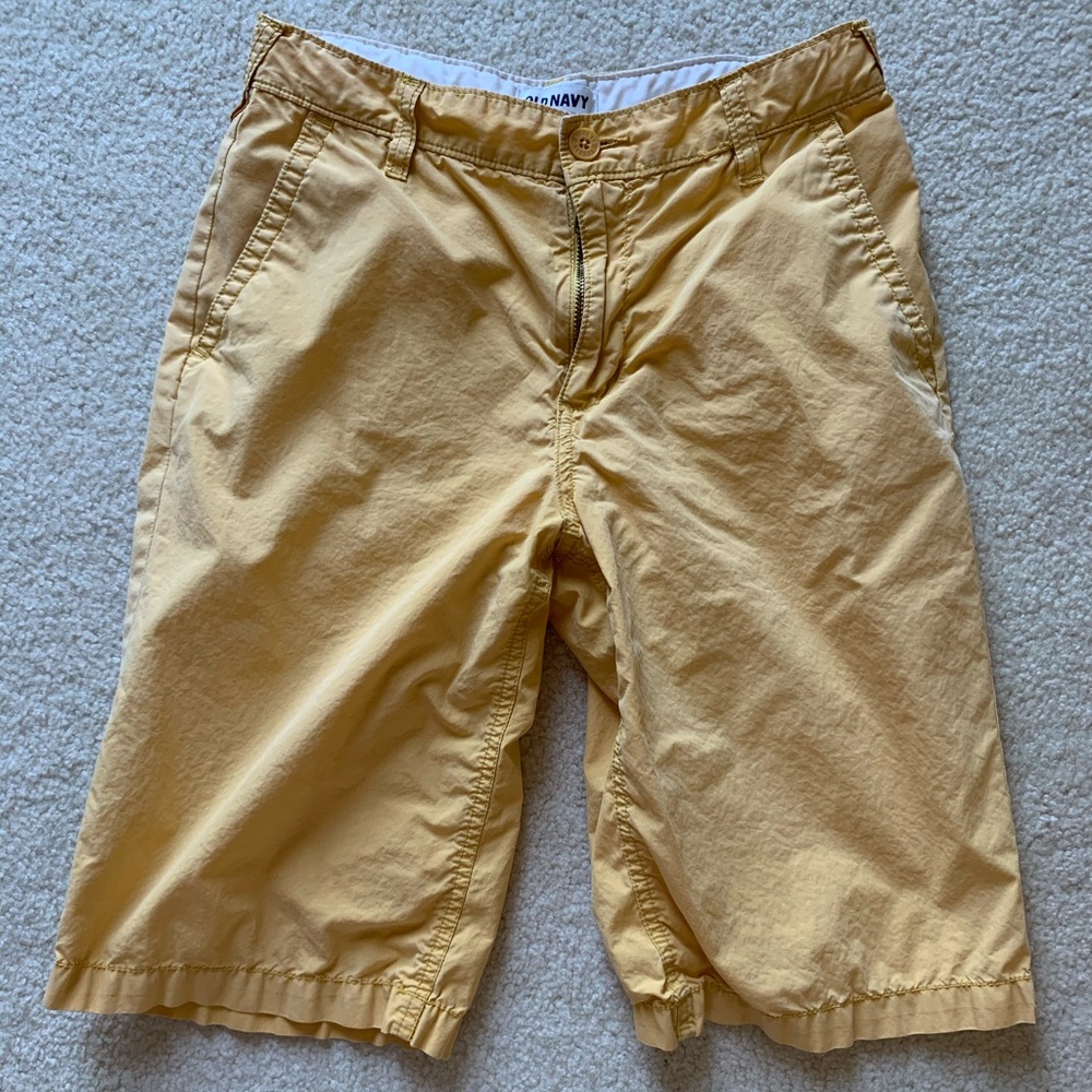 Old Navy Mustard/Yellow Shorts